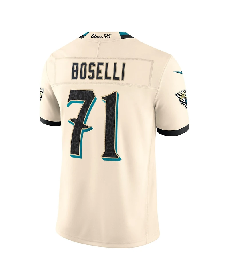 Nike Men's Tony Boselli Natural Jacksonville Jaguars 2026 Rivalries Collection Vapor F.u.s.e Stitched Limited Jersey
