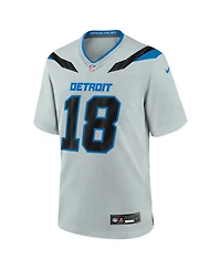 Nike Men's Isaac Teslaa Silver Detroit Lions 2026 Rivalries Collection Game Jersey