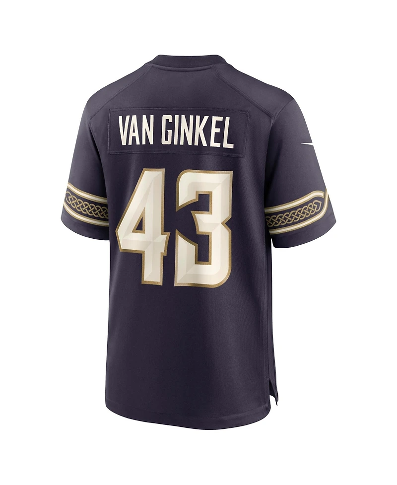 Nike Men's Andrew Van Ginkel Purple Minnesota Vikings 2026 Rivalries Collection Game Jersey