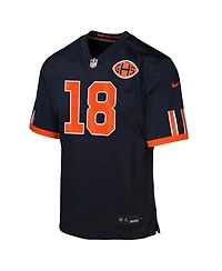Nike Big Boys and Girls Caleb Williams Navy Chicago Bears 2026 Rivalries Collection Game Jersey