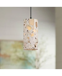 Possini Euro Design Possini Euro Petroglyph 5" Wide Stone Mini-Pendant Light