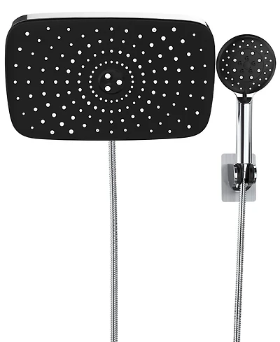 Cyqbd 11.8" Rain Shower Head With Handheld Dual Heads 5 Spray Modes