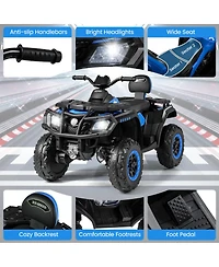 Hongge 24V 2-Seater Kids Ride-On Atv with Four Motors and Led Lights, Ages 3-8