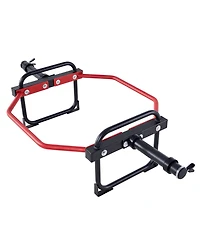 Hongge Detachable Trap Hex Bar 2 in with Knurled Neutral Grips and 500 lbs Capacity for Deadlifts and Shrugs