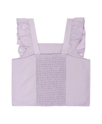 Bluey Girls' 4-16 Square-Neck Ruffled Tank Top and Skort, 2-Piece Set
