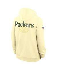 Nike Men's Yellow Green Bay Packers 2026 Rivalries Collection Sideline Pullover Hoodie