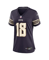 Nike Women's Justin Jefferson Purple Minnesota Vikings 2026 Rivalries Collection Game Jersey
