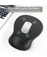Lofree Ergonomic Gel Wrist Rest Mouse Pad With Anti Slip Pu Base For Gaming Office