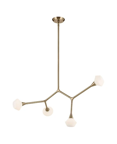 Kichler Cassius 39 1/2"W Champagne Bronze 4-Light Chandelier
