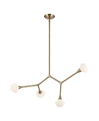 Kichler Cassius 39 1/2"W Champagne Bronze 4-Light Chandelier