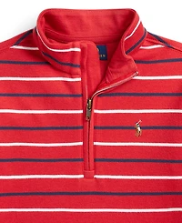 Polo Ralph Lauren Boys' 8-20 Interlock Quarter-Zip Shirt