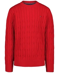 Tommy Hilfiger Men's Cable Knit Crewneck Sweater