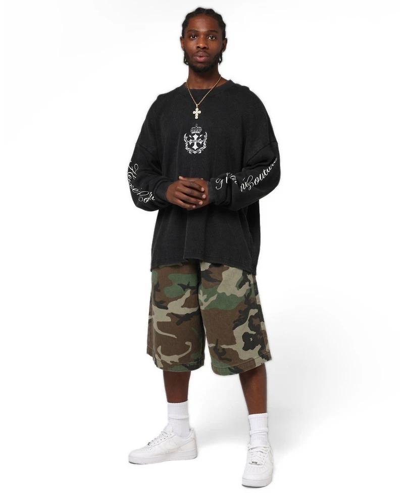Loiter Men's Purity Oversized Long-Sleeve Graphic T-Shirt