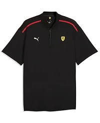 Puma Men's Ferrari Cloudspun Half Zip Polo Shirt