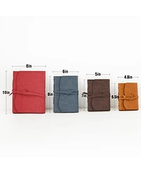 Danrong Journal Notebook Handmade 260 Pages Writing Gift For Men Women Travel