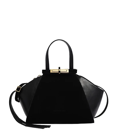 Kenneth Cole Detachable Leather Small Crossbody Satchel Handbag