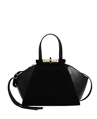 Kenneth Cole Detachable Leather Small Crossbody Satchel Handbag