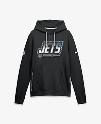 Nike Men's Black New York Jets 2026 Nfl Cruical Catch Sideline Dri-Fit Pullover Hoodie