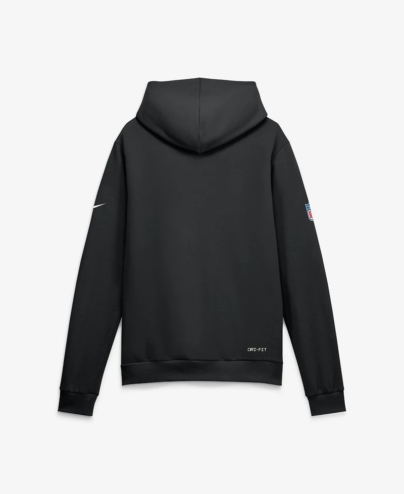 Nike Men's Black Denver Broncos 2026 Nfl Cruical Catch Sideline Dri-Fit Pullover Hoodie