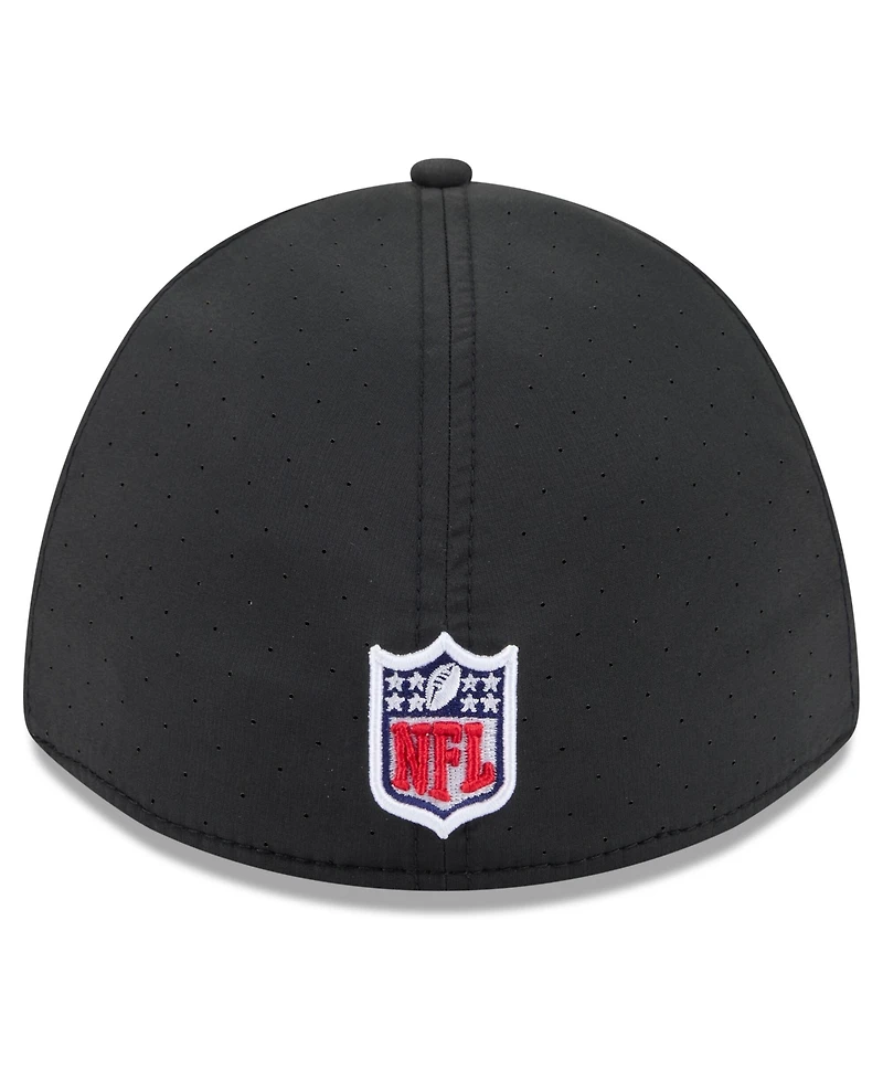 New Era Men's Black Pittsburgh Steelers 2026 Nfl Cruical Catch 39THIRTY M-Crown Stretch Hat
