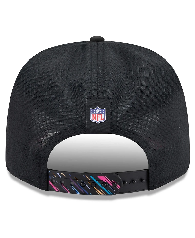 New Era Men's Black Shield Merchandise 2026 Nfl Cruical Catch 9SEVENTY Adjustable Trucker Hat