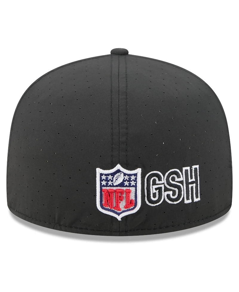 New Era Men's Black Chicago Bears 2026 Nfl Cruical Catch 59FIFTY Fitted Hat