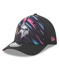New Era Men's Black Minnesota Vikings 2026 Nfl Cruical Catch 39THIRTY M-Crown Stretch Hat