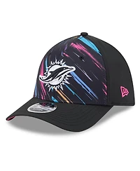 New Era Men's Black Miami Dolphins 2026 Nfl Cruical Catch 39THIRTY M-Crown Stretch Hat