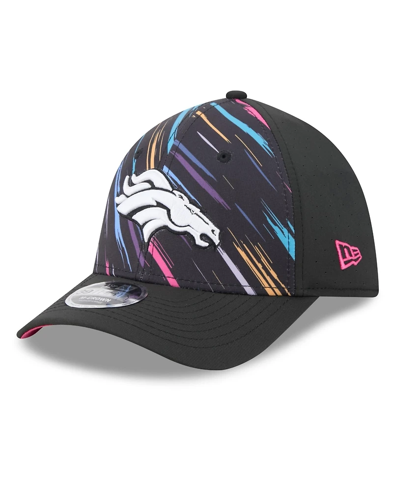New Era Men's Black Denver Broncos 2026 Nfl Cruical Catch 39THIRTY M-Crown Stretch Hat