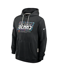 Nike Men's Black Chicago Bears 2026 Nfl Cruical Catch Sideline Dri-Fit Pullover Hoodie