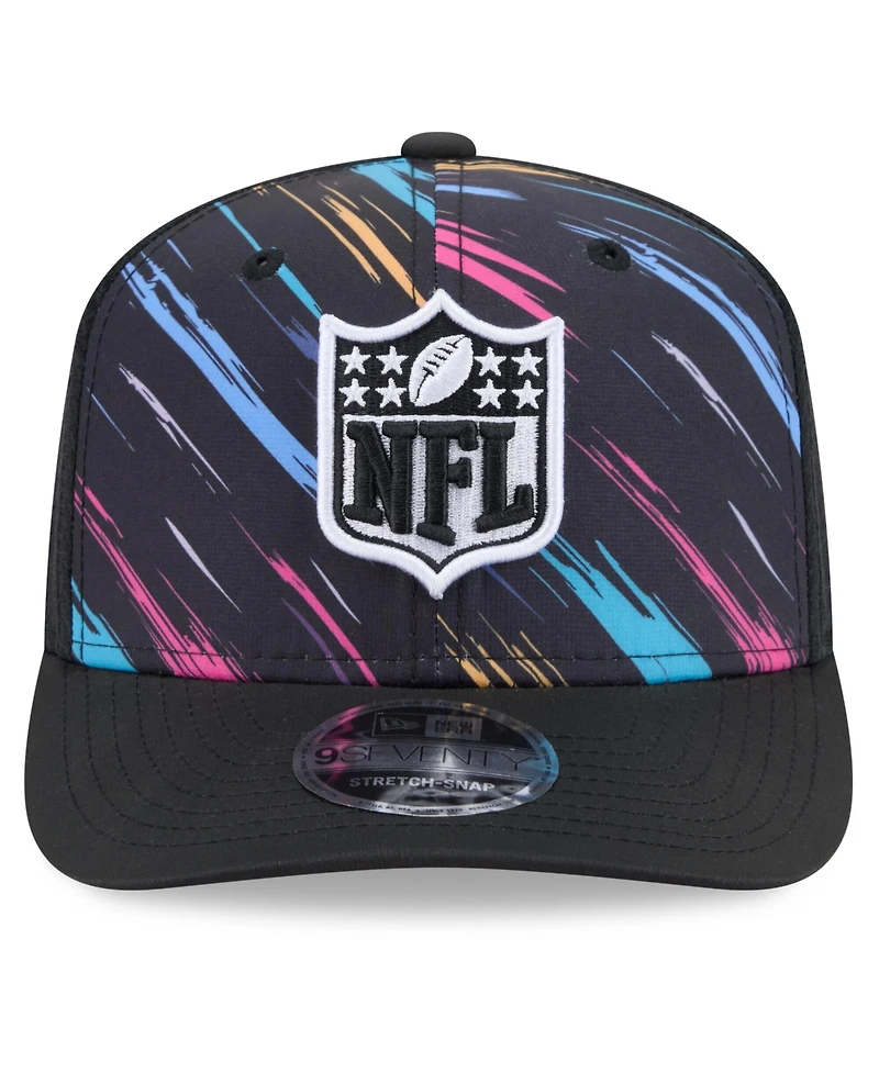 New Era Men's Black Shield Merchandise 2026 Nfl Cruical Catch 9SEVENTY Adjustable Trucker Hat