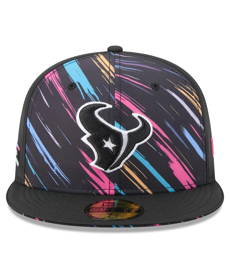 New Era Men's Black Houston Texans 2026 Nfl Cruical Catch 59FIFTY Fitted Hat