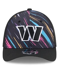 New Era Men's Black Washington Commanders 2026 Nfl Cruical Catch 39THIRTY M-Crown Stretch Hat