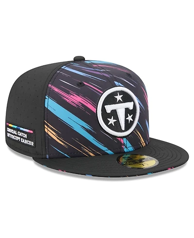 New Era Men's Black Tennessee Titans 2026 Nfl Cruical Catch 59FIFTY Fitted Hat