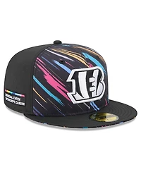 New Era Men's Black Cincinnati Bengals 2026 Nfl Cruical Catch 59FIFTY Fitted Hat