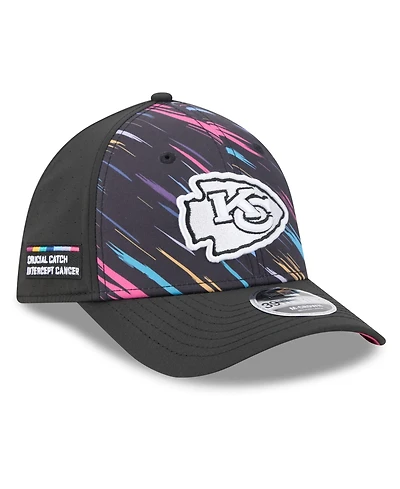 New Era Men's Black Kansas City Chiefs 2026 Nfl Cruical Catch 39THIRTY M-Crown Stretch Hat
