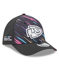 New Era Men's Black Kansas City Chiefs 2026 Nfl Cruical Catch 39THIRTY M-Crown Stretch Hat