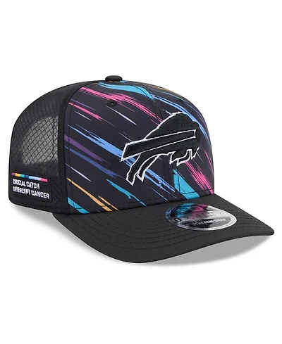 New Era Men's Black Buffalo Bills 2026 Nfl Cruical Catch 9SEVENTY Adjustable Trucker Hat