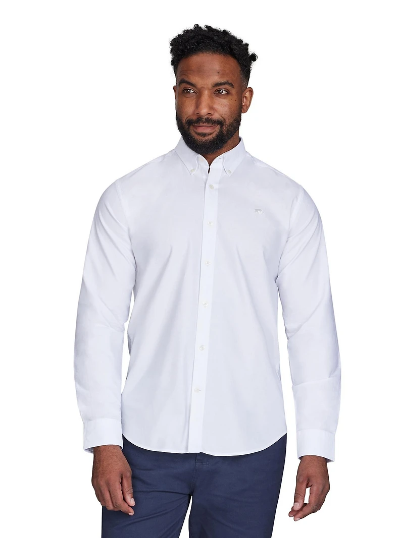 Raging Bull Men's Long-Sleeve Oxford Classic-Fit Shirt