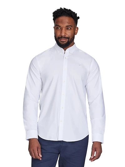 Raging Bull Men's Long-Sleeve Oxford Classic-Fit Shirt
