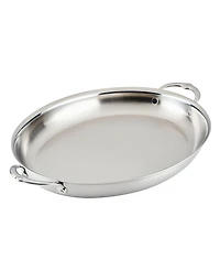 Hestan Provisions Large Clad Stainless-Steel Oval Roaster