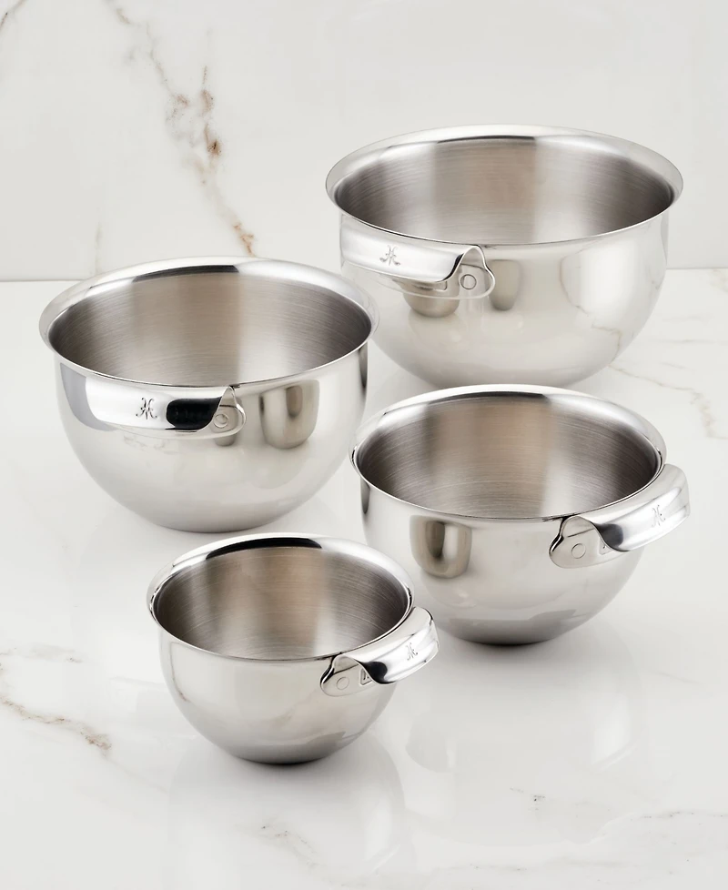 Hestan Stainless-Steel 4-Piece Mixing Bowl Set