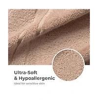 Cariloha Bath Sheet | Blush 40"x70" Turkish Cotton and Viscose Material Blend Extra Smooth, Odor Resistant Highly Absorbent