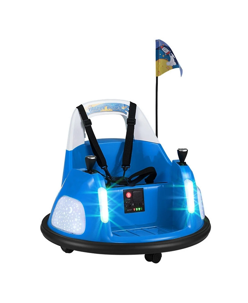 Sugift 12V Kids Ride on Bumper Car 360 Degree Spinning with Remote Control, Ages 18-72 Months