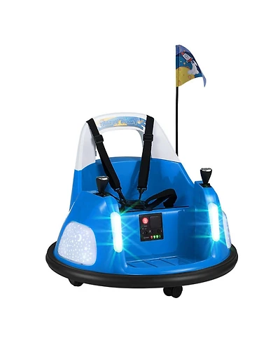 Sugift 12V Kids Ride on Bumper Car 360 Degree Spinning with Remote Control, Ages 18-72 Months