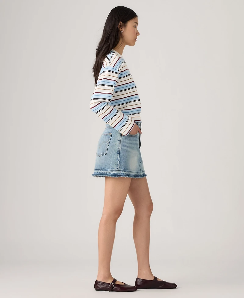 Levi's Women's Icon High-Waisted Mini Denim Skirt