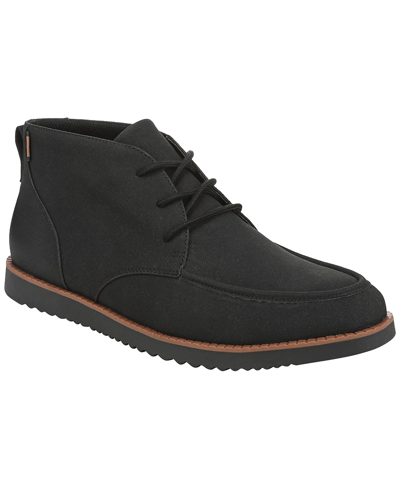 Dr. Scholl's Men's Sync Flex Moc-Toe Microsuede Chukka Boots