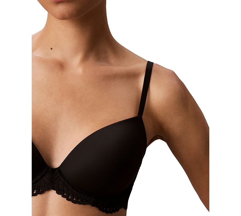 Calvin Klein Underwire Perfectly Fit Lace Lift Demi Bra, QF9082