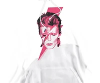 David Bowie Men's Aladdin Sane Graphic Long-Sleeve Pullover Hoodie
