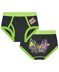 Monster Jam Boys' 4-20 Anti-Chafing Briefs, 5-Pack